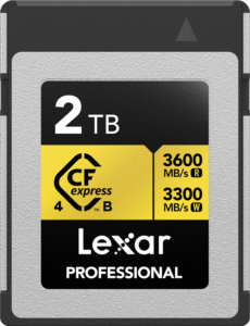 LEXAR CFexpress 4.0 Pro Gold R3600/W3300 2TB