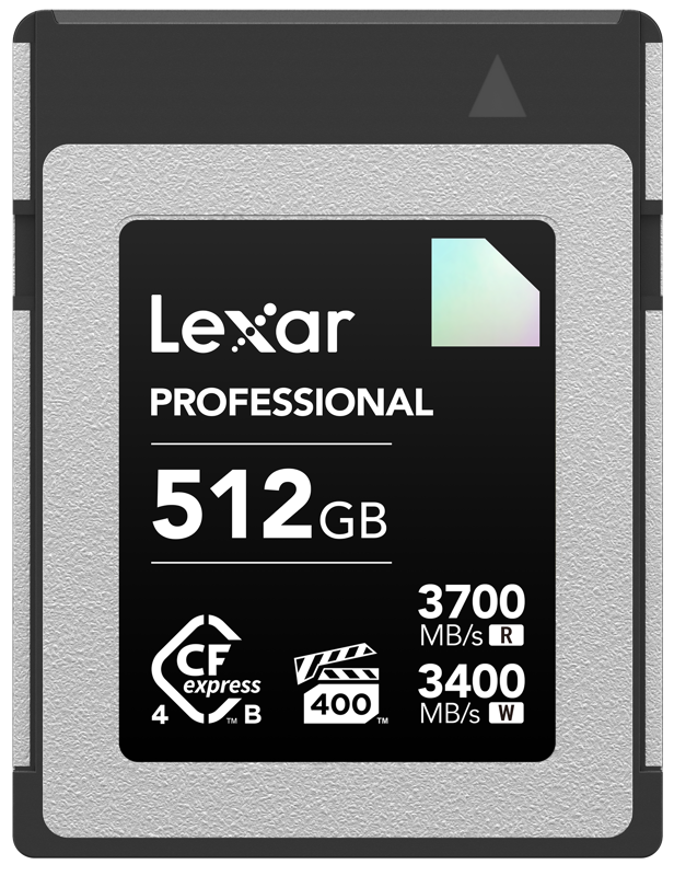 LEXAR CFexpress 4.0 Pro Diamond R3700/W3400 (VPG400) 512GB