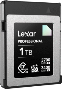 cinema-quality 8K RAW video with write speeds up to 3400MB/s and expedite post-production with read speeds up to 3700MB/s.