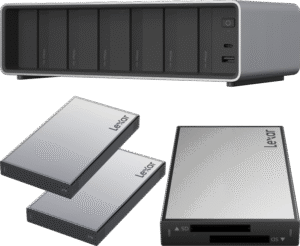 LEXAR Professional Workflow Pro with Thunderbolt4 uplink I with Dual SD reader and 2x2TB SSD