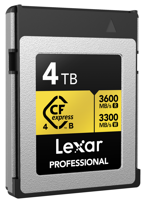 LEXAR CFexpress 4.0 Pro Gold R3600/W3300 4TB