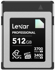 LEXAR CFexpress 4.0 Pro Diamond R3700/W3400 (VPG400) 512GB