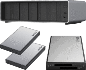 LEXAR Professional Workflow Pro with Thunderbolt4 uplink I with SD/microSD reader and 2x2TB SSD