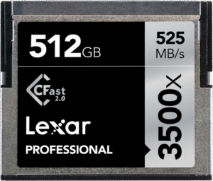 LEXAR Pro 3500X Cfast (VPG-130) R525/W445 512GB