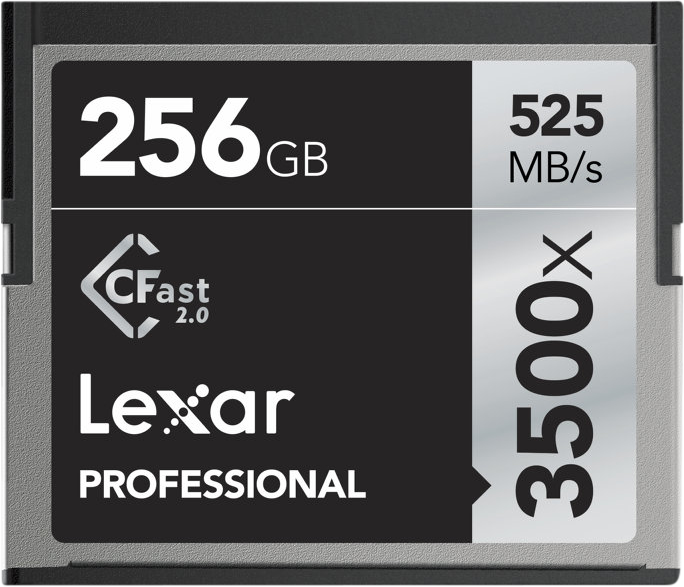 LEXAR Pro 3500X Cfast (VPG-130) R525/W445 256GB