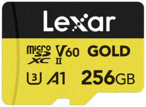 LEXAR microSDXC GOLD UHS-II/C10/A1/U3 R280/W180 (V60) 256GB