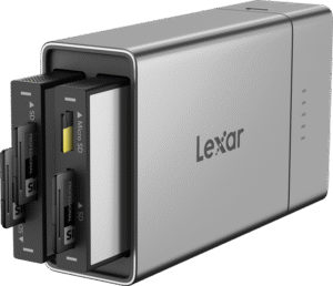 LEXAR Professional Workflow Go for 2 Module bay incl. 5000mAh battery