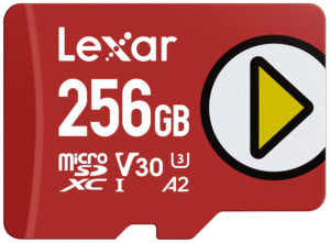 LEXAR microSDXC PLAY UHS-I/A2/U3 R205/W140 (V30) 256GB