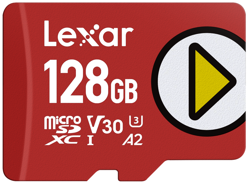 LEXAR microSDXC PLAY UHS-I/A2/U3 R205/W140 (V30) 128GB