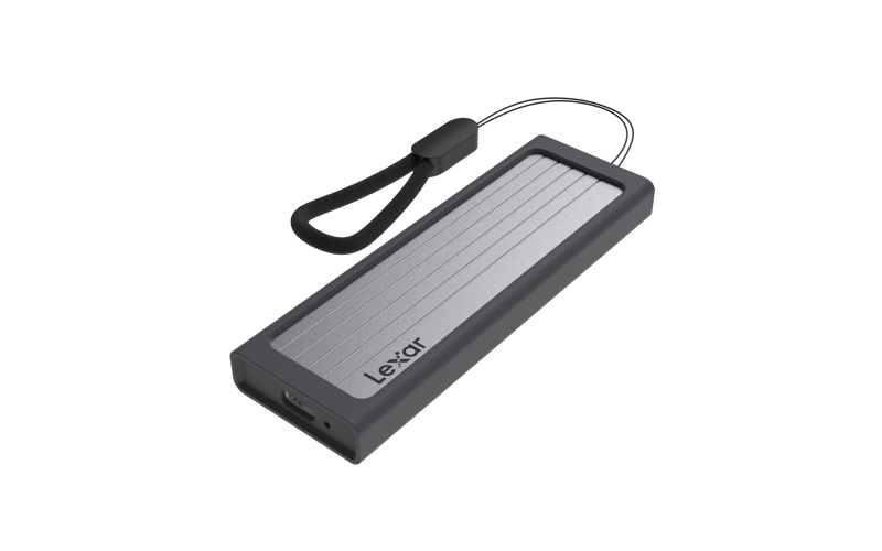 The Lexar E6 storage enclosure is designed to enhance and protect your solid state drives with its robust aluminum case and heat dissipating design.