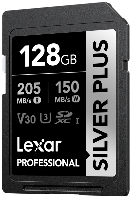 The Lexar Professional SILVER PLUS SDXC UHS-I Card boasts exceptional read/writespeeds of up to 205MB/s and 150MB/s and supports burst-shooting and seamlessrecording of FULL-HD and 4K videos. Paired with the Lexar RW310x reader
