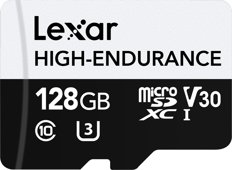 LEXAR microSDXC High-Endurance UHS-I/U3/10 R100/W45 (V30) 128GB