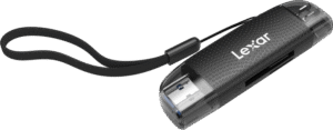 LEXAR Cardreader Dual Slot USB-A/C (LRW310X) Supports microSD and SD cards (USB 3.1)