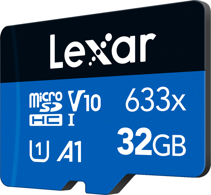 LEXAR microSDHC 633x UHS-I/A1/U3/10 R95/no adap (V10) 32GB