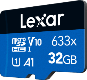 LEXAR microSDHC 633x UHS-I/A1/U3/10 R95/no adap (V10) 32GB
