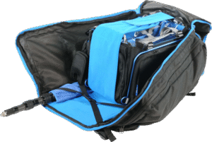 and it can accommodate any of the Orca audio bags together with Sound Zeppelin
