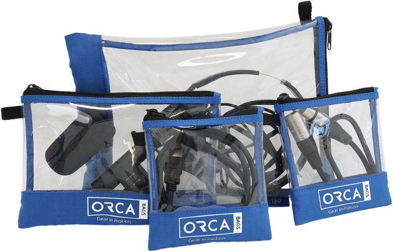 ORCA OR-180 Transparent Pouches Set (4 Pouches)