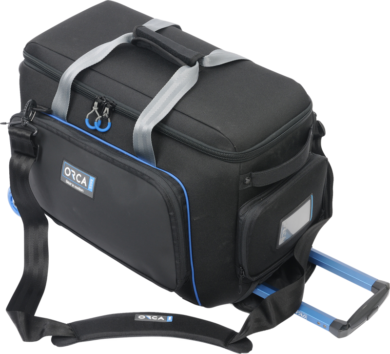 Expertly designed to carry and protect your video camera and all related items. You can roll it from studio to location or anywhere else you choose to shoot.