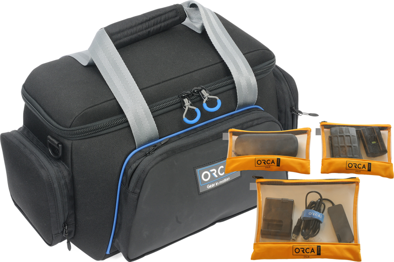 Orca OR-504 Classic Shoulder Bag X-Small // Kit with free OR-599 Pouches