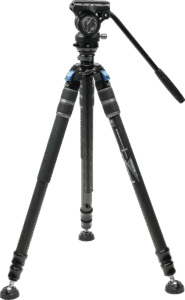 SIRUI One Step Height Adjustment Carbon Video Tripod Kit SVS60 + S3