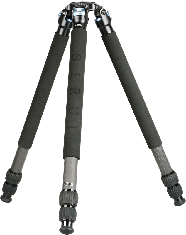 The RX series tripods are the largest of the Sirui tripods. With their high load capacity of 22 to 30kg