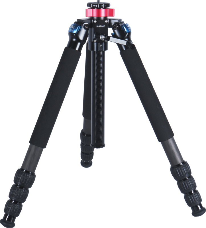A robust carbon fiber tripod with a maximum height of 153