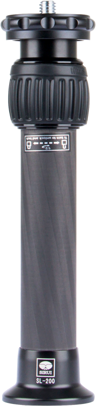 Retractable two-section center column