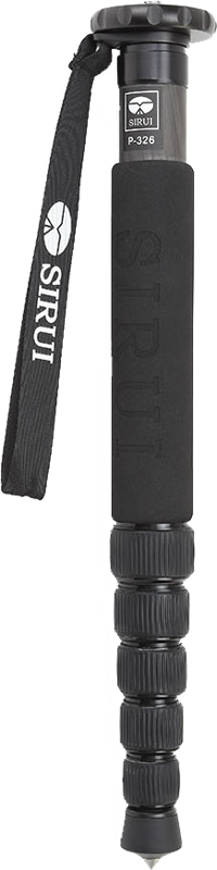 Super compact and lightweight monopod made of carbon fiber - can hold up to 10 kg.