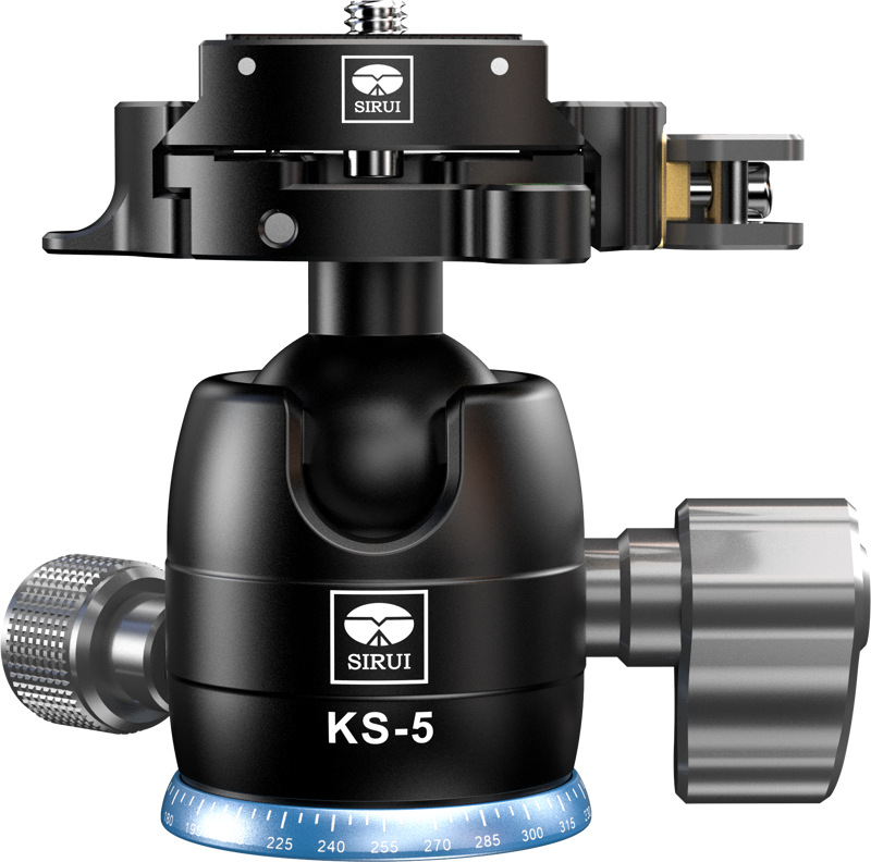 There are 5 heads in the Sirui KS series. These five heads are designed with different ball diameters