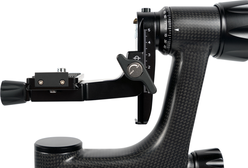 Professional carbon fiber gimbal head