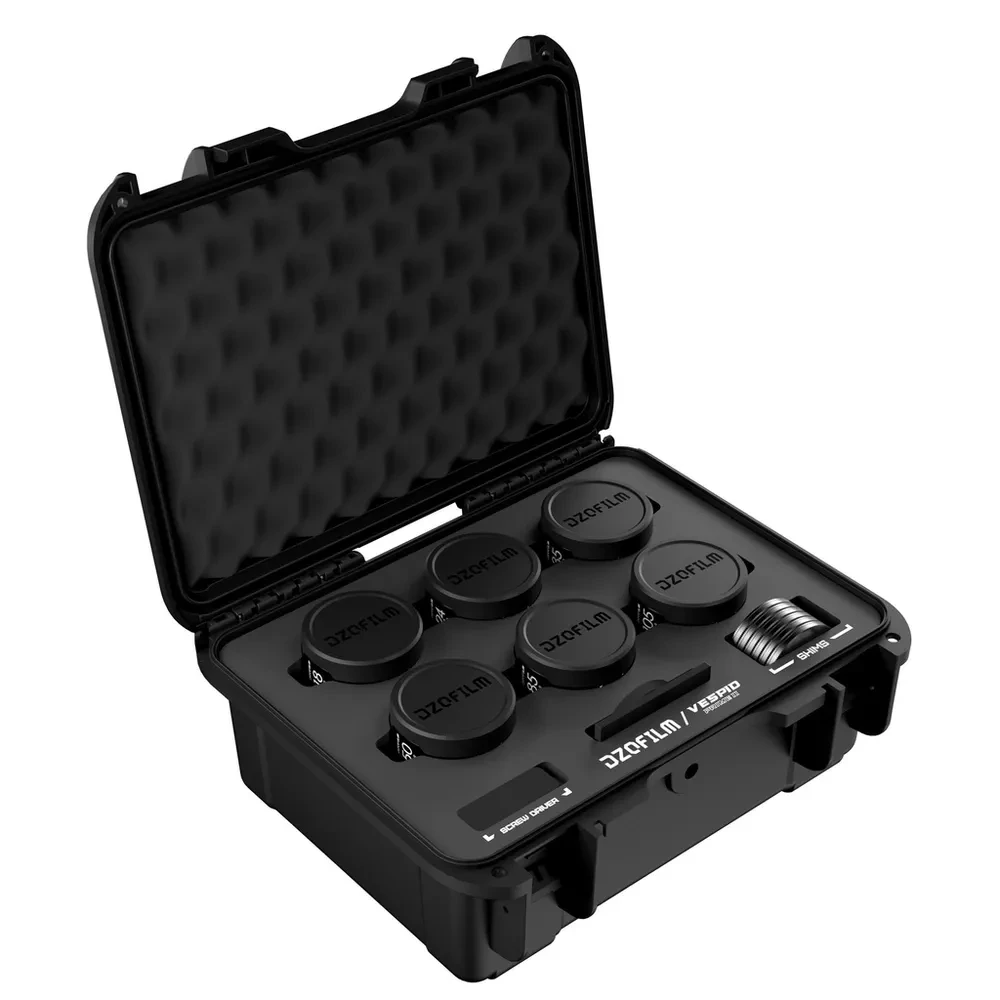 DZOFILM Vespid Prime 2 Lens T1.9, 6-Lens Kit (18/24/35/50/85/105)