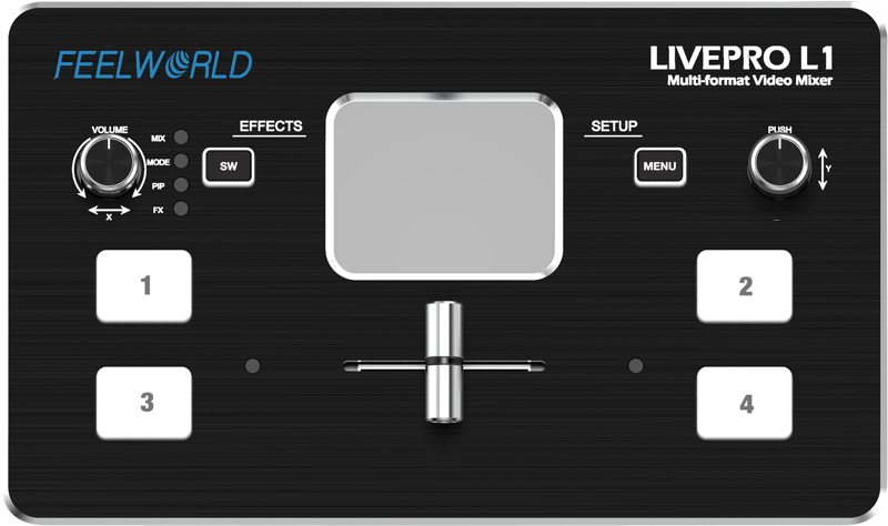 FEELWORLD Video Mixer LIVE PRO L1 Multi-format