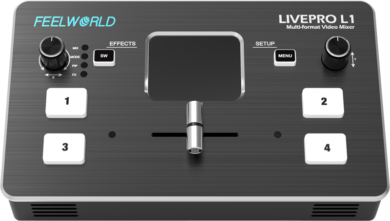 Multi-format Video Mixer 4 x HDMI inputs multi camera production real time live streaming.