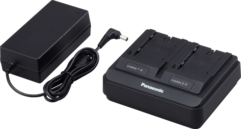 PANASONIC Dual Battery Charger AG-BRD50E for  the AG-VBR series of batteries