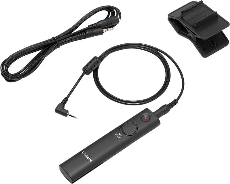 Remote shutter DMW-RS2E for photo and video. Fits Panasonic Lumix S series camera models.