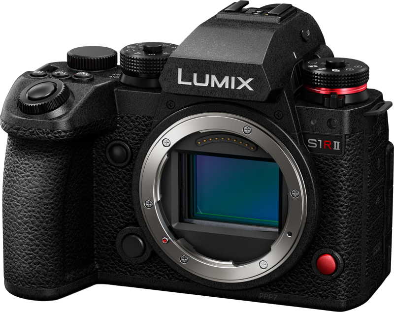 The Panasonic Lumix S1RII is a versatile full-frame mirrorless camera that blends high-end photography performance with advanced video capabilities. Designed for creators who want to switch seamlessly between capturing high-resolution stills and recording professional-grade video