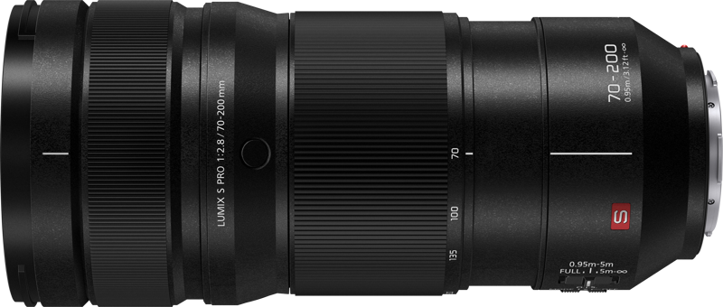 PANASONIC LUMIX S PRO 70-200MM F2.8 O.I.S A telephoto zoom lens that gives you F2.8 aperture throughout the entire  zoom range and designed for professional use in a tough outdoor environmet.