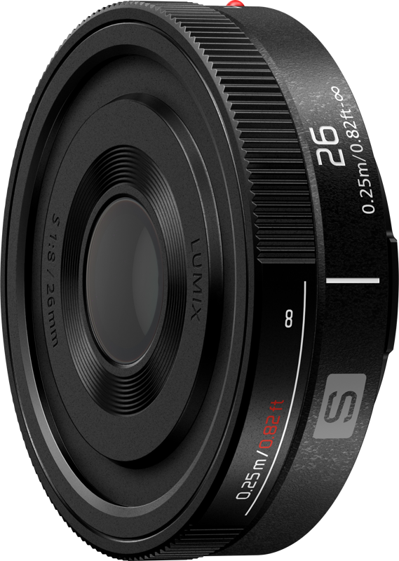 Panasonic Lumix S 26mm F8 an incredibly is compact and lightweight full frame lens. The slim design enhances portability