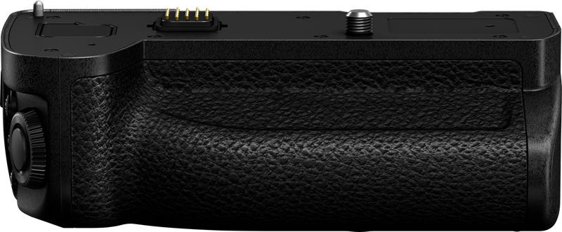 Battery Grip for extended shooting time. Compatible with the LUMIX S5II (DC-S5M2)