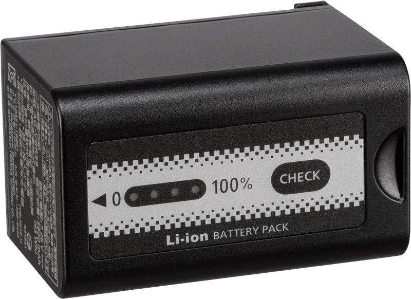 Rechargeble Li-ion battery for Panasonic cameras.