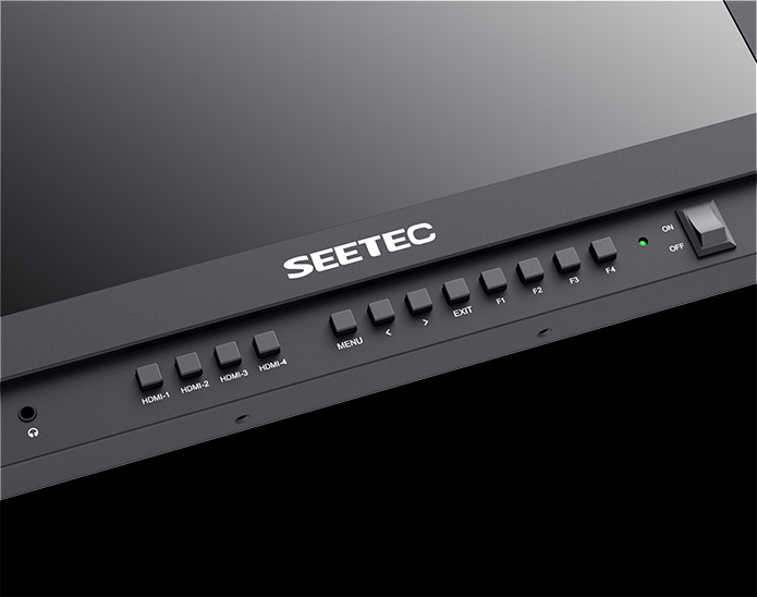 15.6" SEETEC ATEM156-CO HDMI Video Monitor with Flightcase