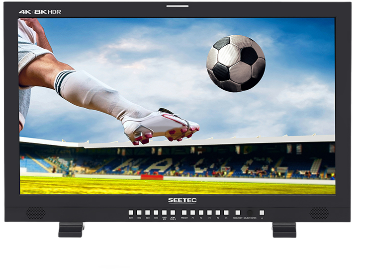 27" SEETEC 12G270F 4K/8K Broadcast Production HDR Monitor 12G-SDI HDMI