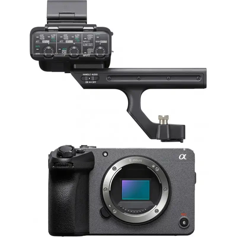 SONY FX30 compact Cinema Line gateway camera (Body + XLR handle unit)