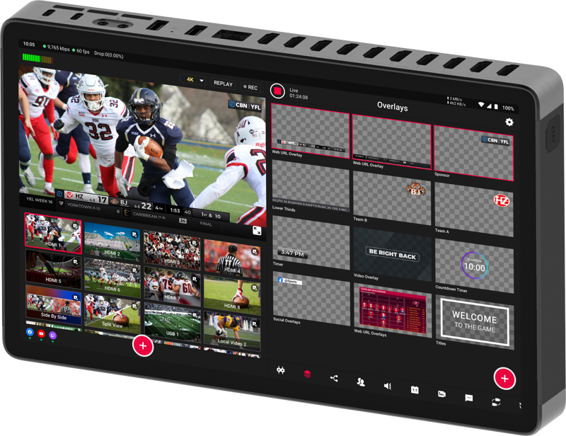 The YoloBox Extreme redefines live streaming and video production with top-tier performance and an all-in-one design. Featuring 8 HDMI inputs