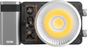 streaming and photography. the Zhiyun Molus X100 is a powerfull LED in a small package. The Molus series from Zhiyun is an ultra-compact and portable series designed to work just as well in any situation regardless of if you´re part of a small creative team