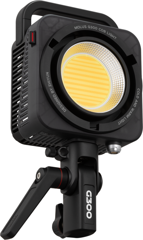 The new Zhiyun Molus G300 comes in a quarter of the size of traditional 300W video lights