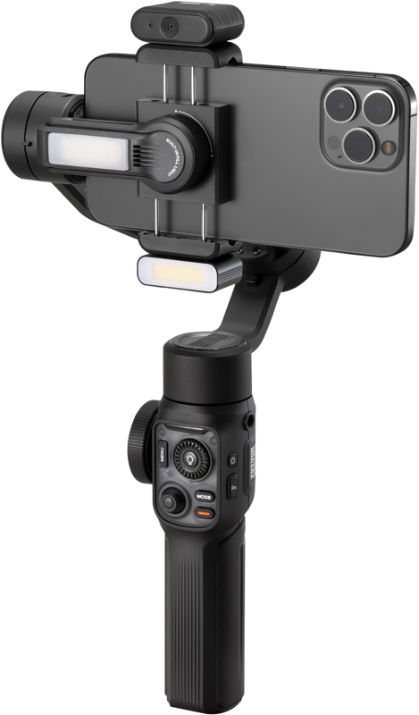The Best Gimbal Just Got Better with AI! Everyone can be a Mobile filmmaker. The SMOOTH 5S AI elevates users' videography with mesmerizing visuals