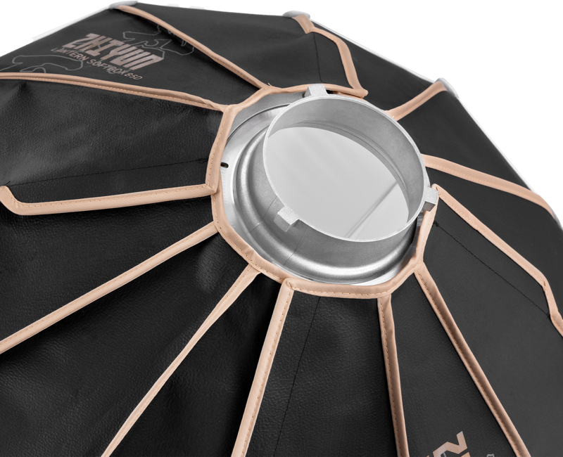 This Lantern Softbox 85D from Zhiyun has a 85 cm diameter for an omni-directional quality of light