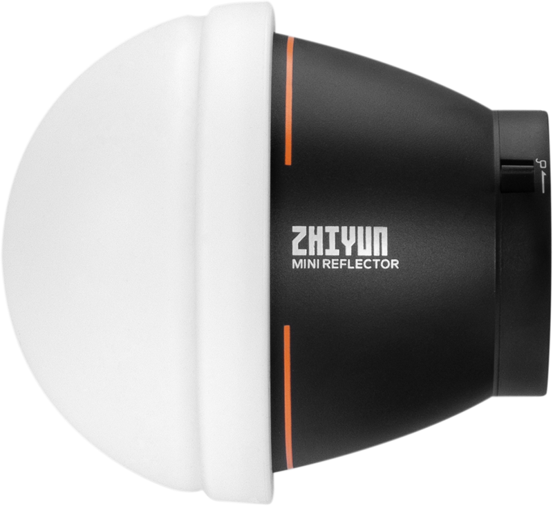 Dome diffusion that fits to the reflector of Zhiyun Molus series.