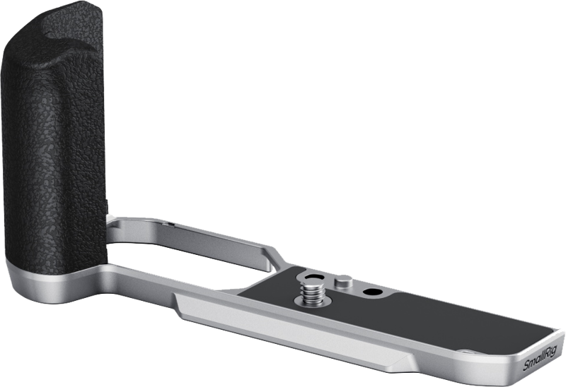 SMALLRIG 5706 L-Shaped Mount Plate with Silicone Handle for Nikon Z f Silver